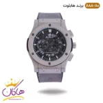 ساعت هابلوت مردانه کرنوگراف طوسی صفحه اسکلتون 888/80