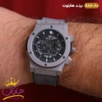ساعت هابلوت مردانه کرنوگراف طوسی صفحه اسکلتون 888/80 - Image 2