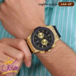ساعت هابلوت کرنوگراف مشکی طلایی مردانه | کد 888/82 Hublot - Image 2