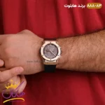 ساعت هابلوت مردانه کرنوگراف رزگلد مشکی صفحه اسکلتون 888/83 - Image 4