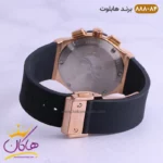 ساعت زنانه کرنوگراف هابلوت رزگلد مشکی صفحه اسکلتون 888/84 - Image 5