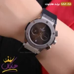 ساعت زنانه هابلوت بند رابر نقره ای مشکی 888/88 - Image 2