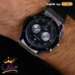 ساعت مردانه هابلوت کرنوگراف مشکی نقره ای 888/89 - Image 2