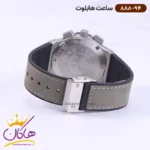 ساعت هابلوت زنانه بند رابر تمام نقره ای کرنوگراف 888/94 - Image 5