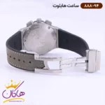 ساعت هابلوت زنانه بند رابر تمام نقره ای کرنوگراف 888/94 - Image 3