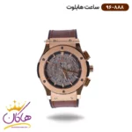 ساعت هابلوت مردانه بند چرم اسکلتون کرنوگراف 888/96