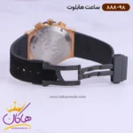 ساعت هابلوت زنانه بند رابر مشکی اندکس رزگلد کرنوگراف 888/98 - Image 3