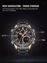 ساعت مچی دوزمانه مردانه نیوی فورس مدل 1-9182 Naviforce - Image 7