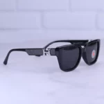 عینک آفتابی هرمس فریم مستطیل مشکی پلاریزه P 364/1 - Image 4