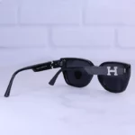عینک آفتابی هرمس فریم مستطیل مشکی پلاریزه P 364/1 - Image 3