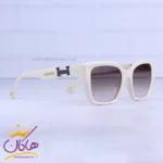 عینک آفتابی هرمس زنانه فریم کرم پروانه ای 8922/1 - Image 4