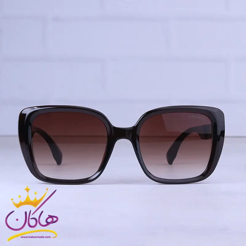 Hermes-highcopy-sunglasses-code-8923.21.webp عینک آفتابی هرمس زنانه فریم مربع قهوه ای 8923/2 - Image 1