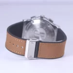 ساعت مچی هابلوت مردانه بند جیر صفحه سفید کرنوگراف G 888/174 - Image 3