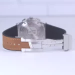 ساعت مچی هابلوت مردانه بند جیر قاب نقره ای کرنوگراف G 888/179 - Image 2