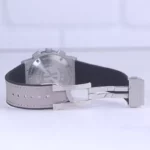 ساعت مچی هابلوت مردانه بند جیر صفحه مشکی کرنوگراف G 888/187 - Image 2