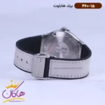 ساعت هابلوت زنانه بند جیر طوسی قاب نگین دار 460/15 - Image 2