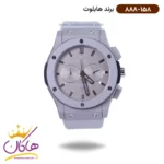 ساعت عقربه ای هابلوت مردانه بند رابر طوسی کرنوگراف 888/158