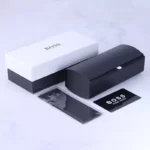 عینک آفتابی هوگو باس مردانه مشکی فلزی HB 1095/4 - Image 5