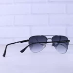 عینک آفتابی هوگو باس مردانه مشکی نیم فریم HB 1508/4 - Image 3