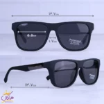 عینک آفتابی هوگو باس پلاریزه فریم مشکی D24557P/1 - Image 2
