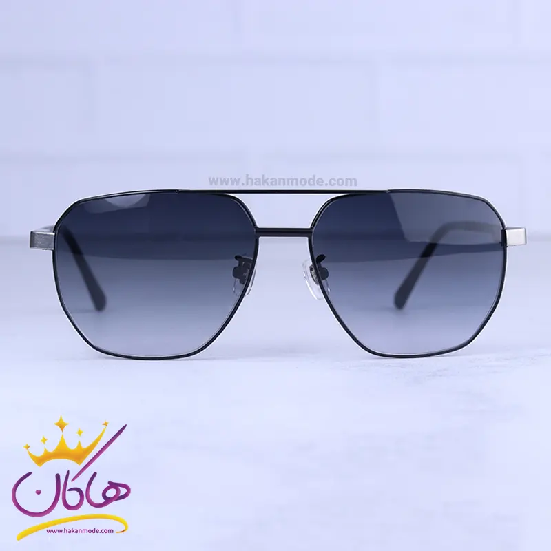 Hugo-boss-sunglasses-code-HB-1076.41.webp عینک آفتابی هوگو باس مردانه خلبانی مشکی HB 1076/4 - Image 1