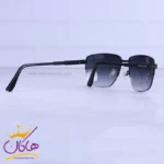 عینک آفتابی هوگو باس مردانه مشکی فلزی HB 1095/4 - Image 3