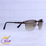 عینک آفتابی هوگو باس مردانه قهوه ای فلزی HB 1095/5 - Image 4