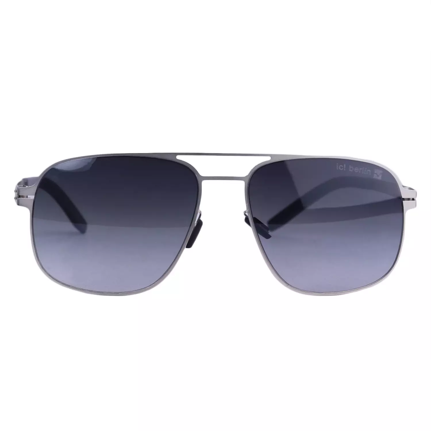 Ic-Berlin-Sunglasses-Code-2052.41.webp عینک آفتابی آیس برلین مردانه فریم خلبانی نقره ای 2052/4 - Image 1
