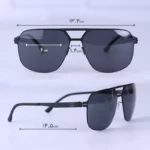 عینک آفتابی آیس برلین مردانه فریم خلبانی مشکی Henry/1 - Image 2