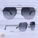 عینک آفتابی آیس برلین مردانه فلزی نقره ای 2055/3 - Image 2