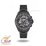 ساعت مچی جی جی پولو مردانه فلزی مشکی صفحه اسکلتون JPC.0424S02891D/3