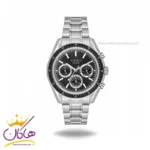ساعت مچی جی جی پولو مردانه فلزی نقره ای صفحه مشکی JPC.0524.S04063A/2