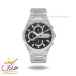 ساعت مچی جی جی پولو مردانه فلزی نقره ای صفحه مشکی JPC.S04239A/2
