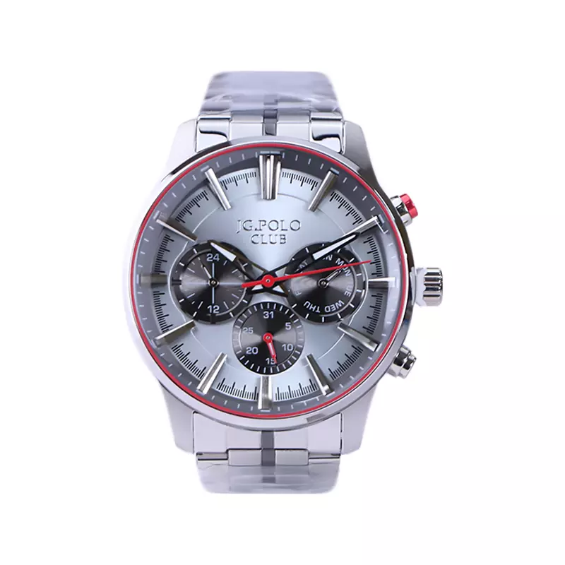 JG.Polo-Club-watch-code-JPCS04059A.21.webp ساعت مچی جی جی پولو مردانه فلزی نقره ای JPC.S04059A/2 - Image 1