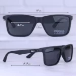 عینک آفتابی لاگوست فریم مشکی مات پلاریزه P 3334/1 - Image 2