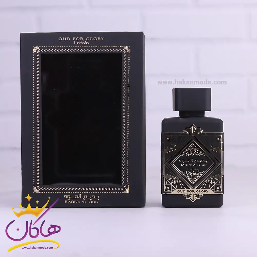 Lattafa-perfume-Badee-AL-oud-for-glory-black1.webp ادکلن لطافه یونیسکس بدیع العود عود فور گلوری - Image 1