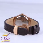 ساعت زنانه لاکسمی بند چرمی قهوه ای قاب رزگلد 8126/5 - Image 2