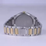 ساعت مچی لاکسمی زنانه فلزی نقره ای طلایی قاب نگین دار 8135/5 - Image 4