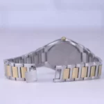 ساعت مچی لاکسمی زنانه فلزی نقره ای طلایی قاب نگین دار 8135/5 - Image 3