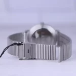 ساعت مچی لاکسمی مردانه فلزی نقره ای صفحه سفید G 8121/1 - Image 2