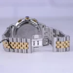 ساعت مچی لاکسمی مردانه فلزی نقره ای طلایی کرنوگراف G 8545/4 - Image 2