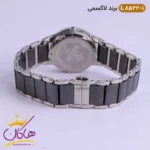 ساعت ست لاکسمی بند سرامیکی نقره ای مشکی کد 8522 - Image 10