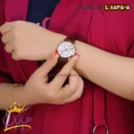 ساعت لاکسمی زنانه بند چرمی کرنوگراف L8535/5 - Image 4