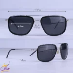 عینک آفتابی لیندبرگ مردانه فریم مستطیل 9171/2 - Image 2