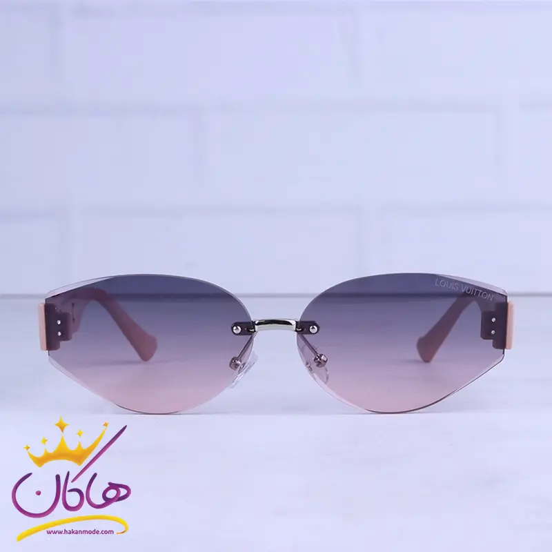Louis-vuitton-highcopy-sunglasses-code-58108.41.webp عینک آفتابی لویی ویتون زنانه بدون فریم صورتی 58108/4 - Image 1