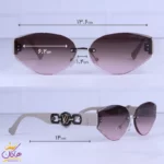 عینک آفتابی لویی ویتون زنانه بدون فریم طوسی 58108/6 - Image 2
