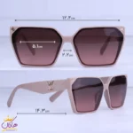 عینک آفتابی لویی ویتون زنانه فریم کالباسی YD 2404/4 - Image 2