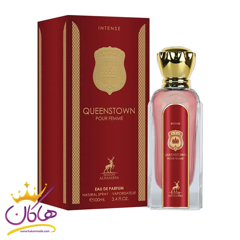 Maison-Alhambra-perfume-Queens-Town-intense-Pour-Femme1.webp ادکلن الحمبرا کویینز تاون مدل دولچه گابانا کویین (کیو) - Image 1
