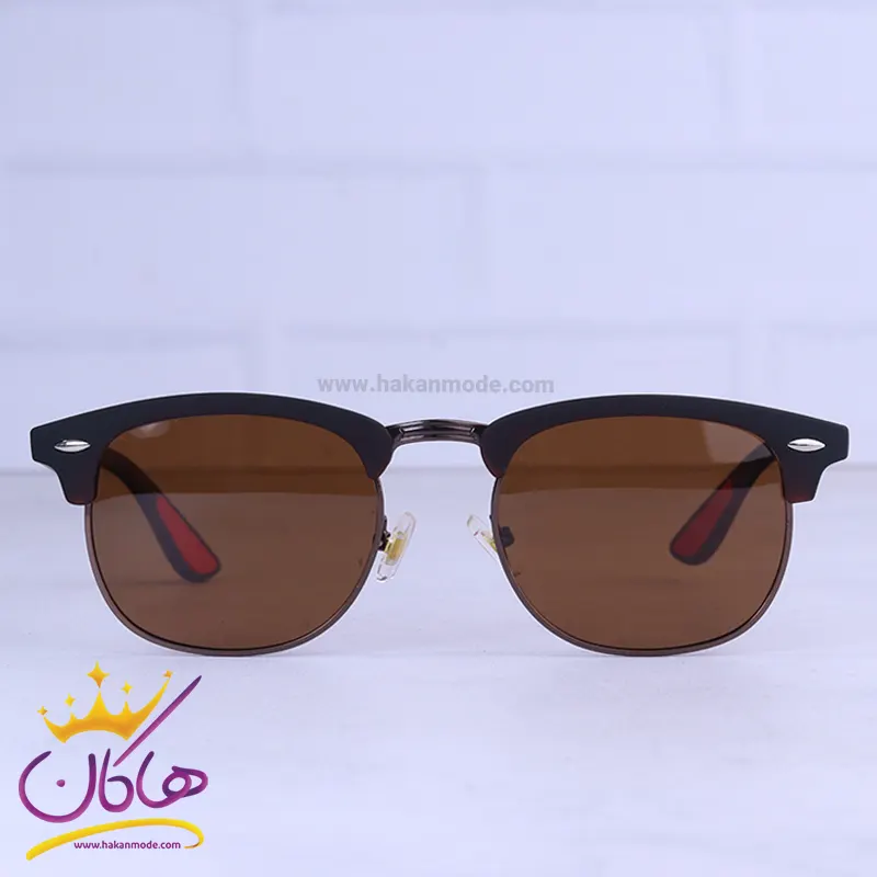Matrix-highcopy-sunglasses-code-P-062.21.webp عینک آفتابی زنانه ماتریکس قهوه ای مدل کلاب مستر P 062/2 - Image 1