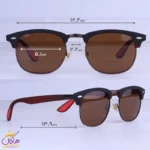عینک آفتابی زنانه ماتریکس قهوه ای مدل کلاب مستر P 062/2 - Image 2